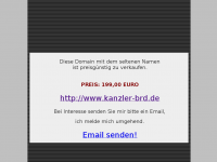 Screenshot des Blogs Über Bundeskanzlerin und Regierung