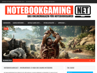 Screenshot des Blogs Notebookgaming