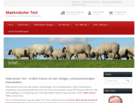 Screenshot des Blogs Mähroboter Tipps – niemehr selber Rasen mähen