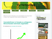 Screenshot des Blogs Die Hanfplantage