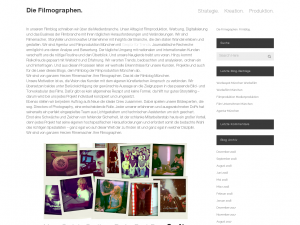 Screenshot des Blogs Filmblog München