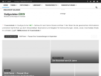 Screenshot des Blogs Stadtgeschehen Travemünde