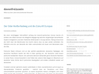 Screenshot des Blogs Davon frei zu sein