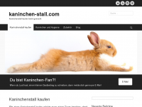 Screenshot des Blogs Kaninchen-Stall.com