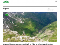 Screenshot des Blogs Sepp am Berg