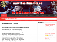 Screenshot des Blogs Haartrimmer