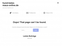 Screenshot des Blogs Hund-Katze-Maus-Online
