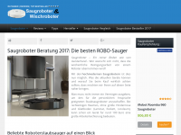 Screenshot des Blogs Wisch- und Saugroboter Infos und Ratgeber