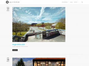 Screenshot des Blogs Easy on the shutter!