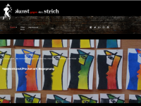 Screenshot des Blogs Kunst gegen den Strich