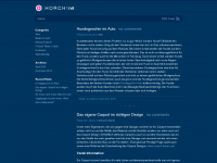 Screenshot des Blogs Horchnet