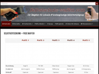 Screenshot des Blogs Selbstschutz Waffen