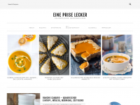 Screenshot des Blogs Eine Prise Lecker