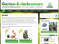 Screenshot des Blogs Garten-Solarbrunnen
