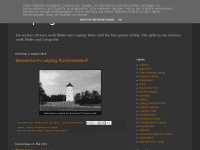 Screenshot des Blogs Schwarz weiß Bilder Leipzig