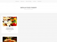 Screenshot des Blogs Berlin Food Finder
