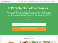 Screenshot des Blogs Food Fitness