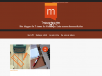 Screenshot des Blogs Trainee Insights