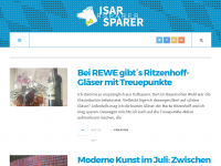Screenshot des Blogs ISARSPARER