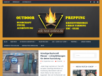Screenshot des Blogs edc-test-online.de