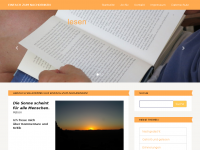 Screenshot des Blogs Einfach zum Nachdenken
