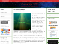 Screenshot des Blogs Guender.NET