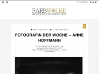 Screenshot des Blogs schöne Webseiten – Farbwolke.de