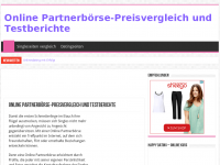 Screenshot des Blogs Online Partnersuche