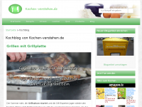 Screenshot des Blogs Kochen – Kochen-verstehen.de