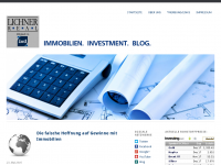 Screenshot des Blogs LICHNER REAL Immobilien. Investment. Blog.