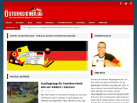 Screenshot des Blogs Österreicher.de – Das österreichische Magazin in Deutschalnd