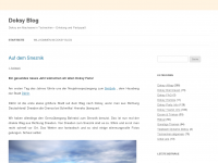 Screenshot des Blogs Doksyblog