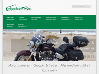 Screenshot des Blogs choppertouren.com