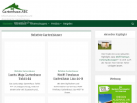 Screenshot des Blogs Gartennaus ABC