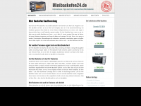 Screenshot des Blogs Minibackofen24