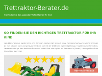 Screenshot des Blogs Trettraktor Berater