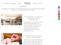 Screenshot des Blogs Hochzeitsfotograf in Berlin – Fotos Eurer Hochzeit