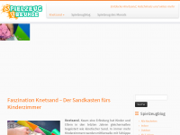Screenshot des Blogs Kinetic Sand kaufen