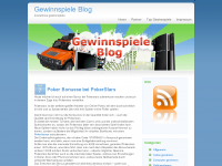 Screenshot des Blogs Gewinnspiele-Blog.info – aktuelle kostenlose online Gewinnspiele