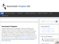 Screenshot des Blogs Smartwatch-Ratgeber
