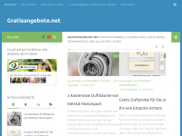 Screenshot des Blogs Gratisangebote.net