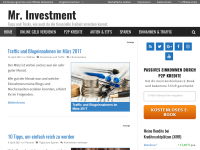 Screenshot des Blogs Mr-Investment.de