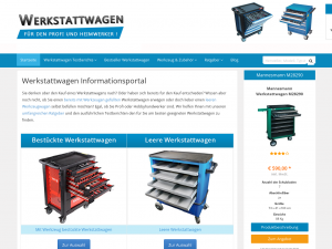 Screenshot des Blogs Werkstattwagen Info-Portal