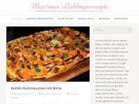 Screenshot des Blogs Martina’s Lieblingsrezepte