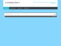 Screenshot des Blogs Autoteileshop