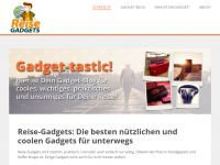 Screenshot des Blogs Reise Gadgets