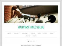 Screenshot des Blogs Marvinsfitnessblog