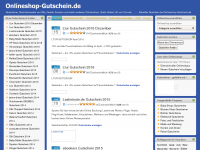 Screenshot des Blogs Onlineshop-Gutschein.de