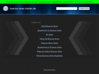 Screenshot des Blogs Buenos Aires Insider