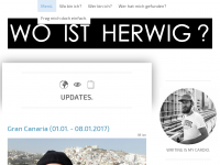 Screenshot des Blogs Wo ist Herwig?